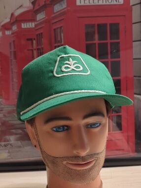 Pioneer Seed Co Green Corn Farmers Cap K Products USA Trucker Hat Rope Snapback